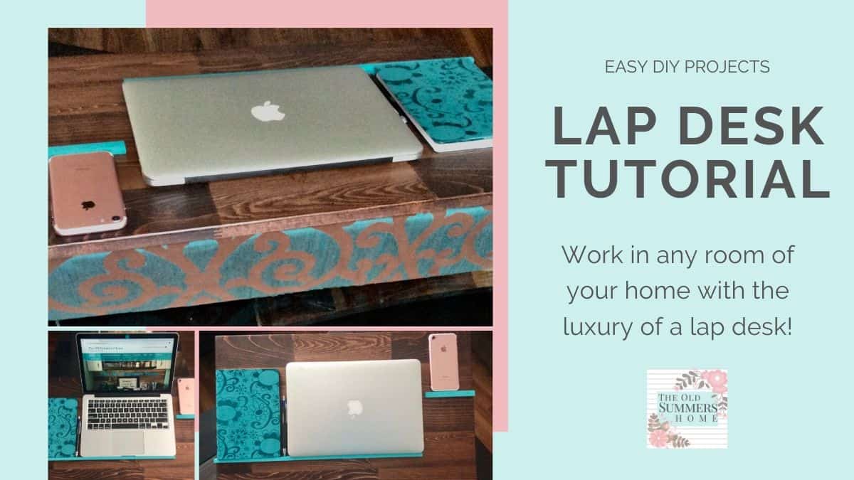 No-Sew Lap Desk- Amazing Results That Help Save Your Back!