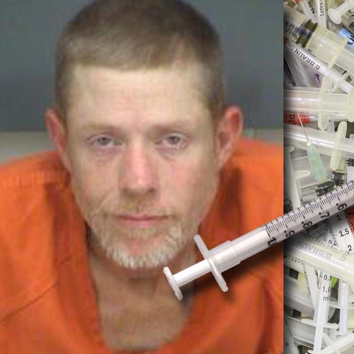 Florida man denies syringes found in rectum are his