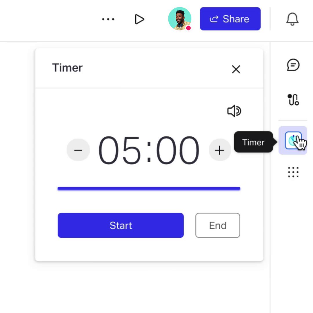 Too many meetings running over time? Keep your team on track during brainstorms, icebreakers, and more with the new Freehand Timer add-on Time to check out Freehand ⏰