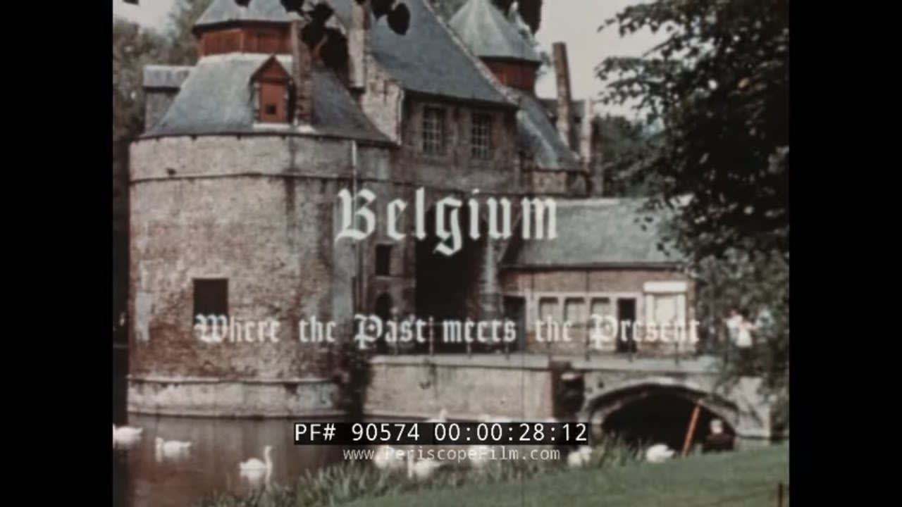BELGIUM WHERE PAST MEETS THE PRESENT 1955 ERNEST KLEINBERG TRAVELOGUE FILM 90574