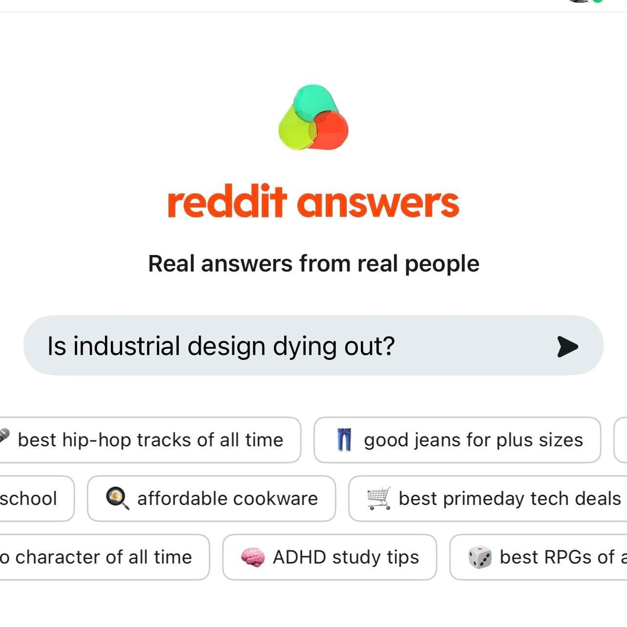 Redddit Question Trying out Reddit Answers.