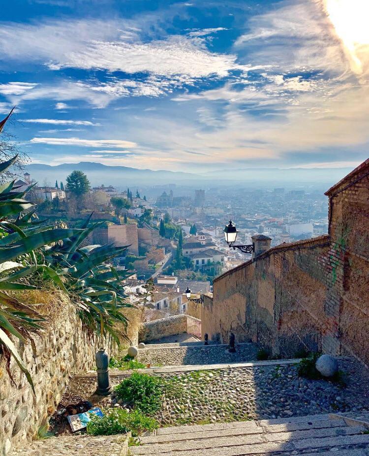 This Breathtaking view in Granada, Spain.