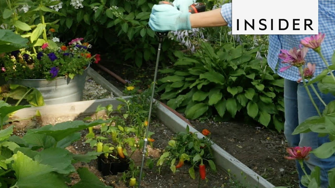Tool Lets You Garden Standing Up