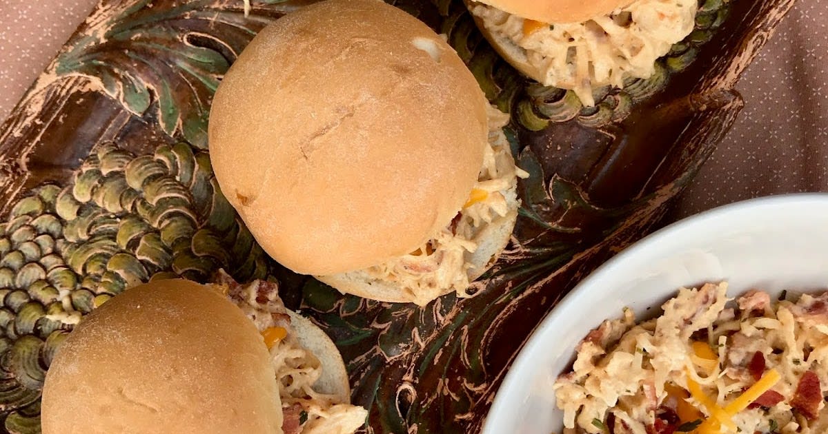 Slow cooker chicken bacon ranch sliders