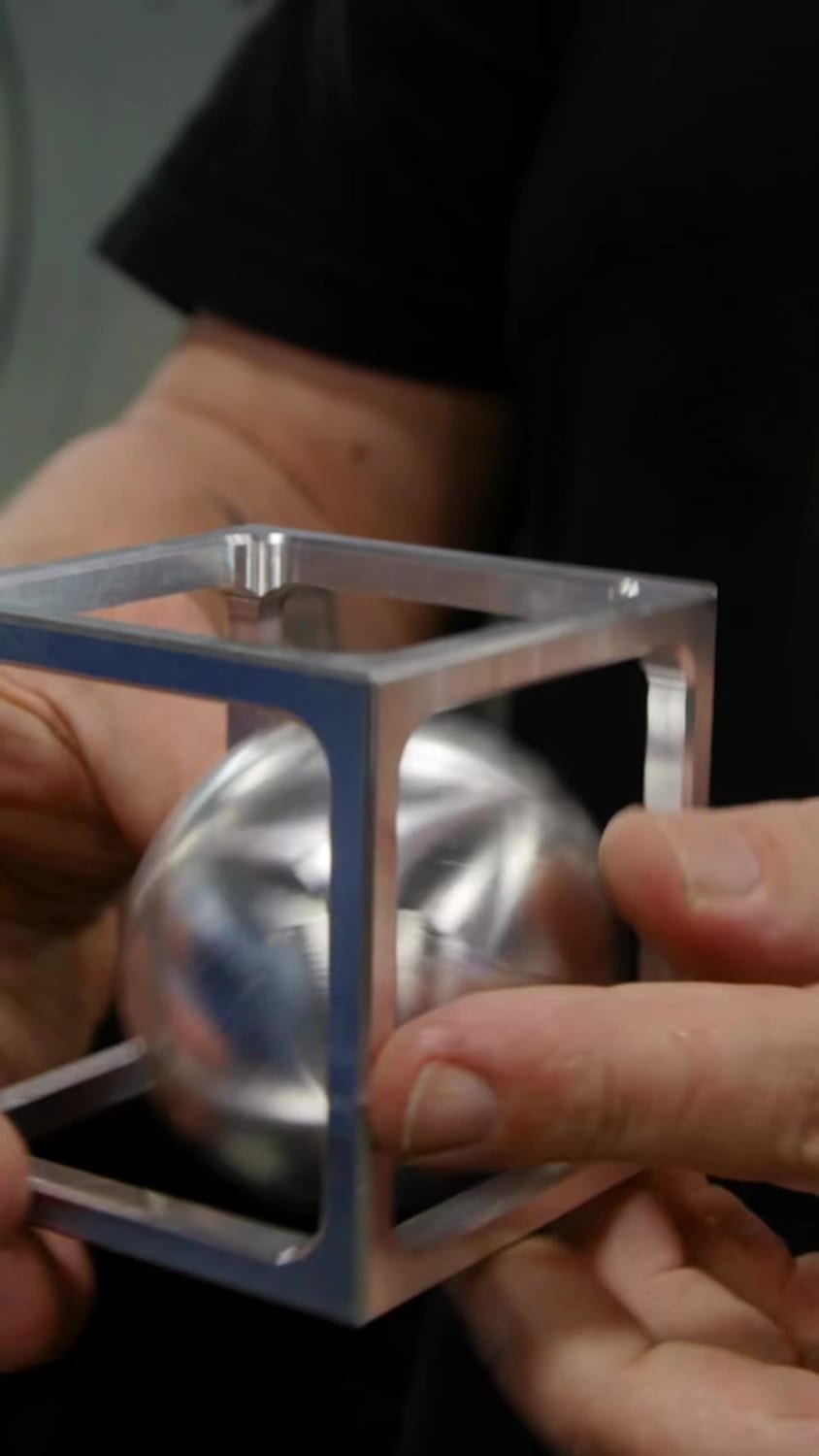 CNC Machine the PERFECT BALL in a BOX #cnc #cncshop #machinist # ...