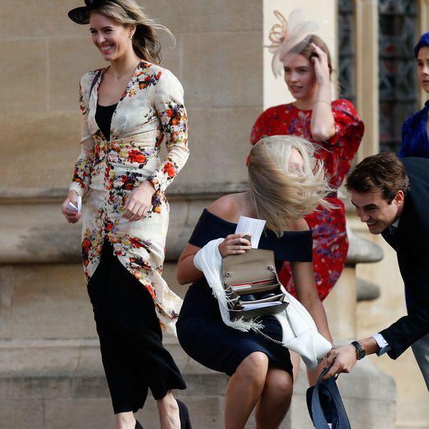 8 Royal Wedding Guests Struggling To Keep Their Hats On at Princess Eugenie's Wedding