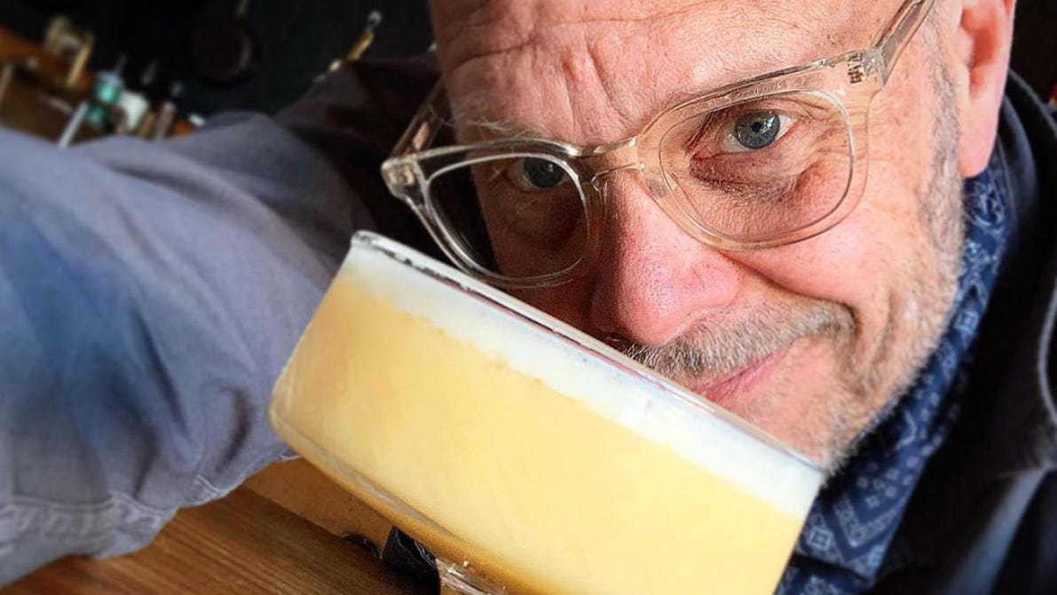 Quarantine Diary: Alton Brown is sampling hot sauce with a mask on and debating quitting drinking