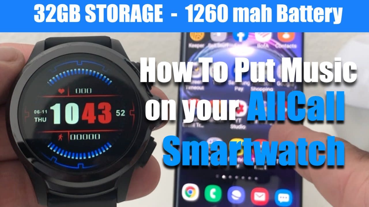 How To Add Music To Your AllCall SmartWatch