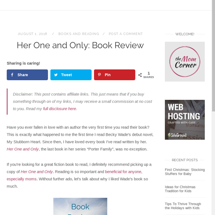 Her One and Only: Book Review