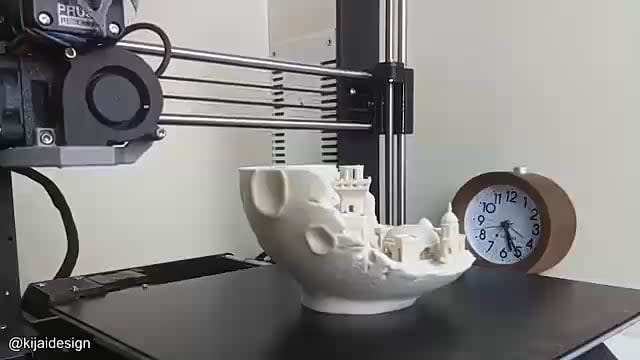3D printing over 10 hours