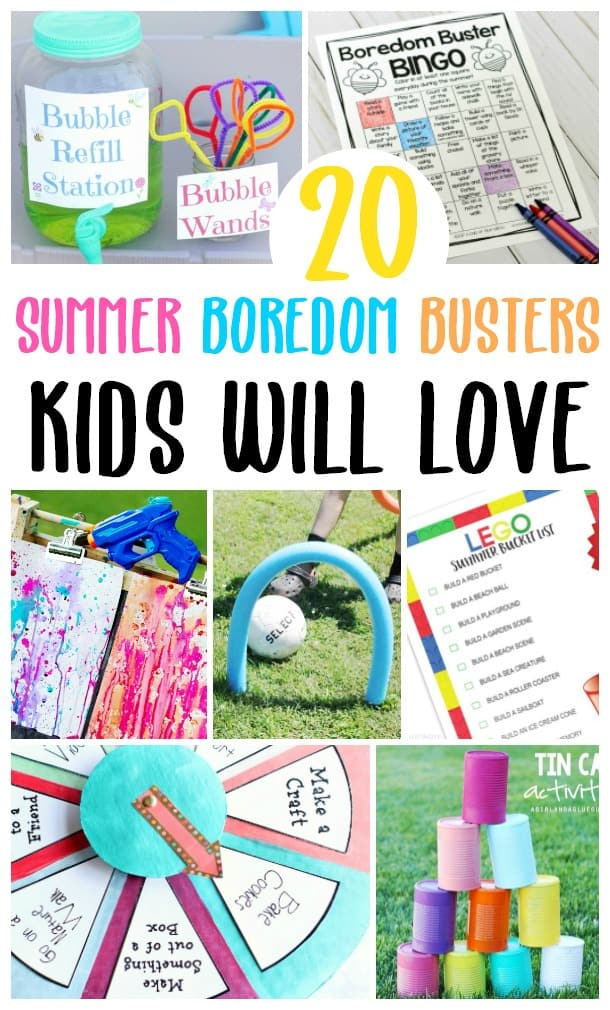20 Summer Boredom Busters Kids Will Love