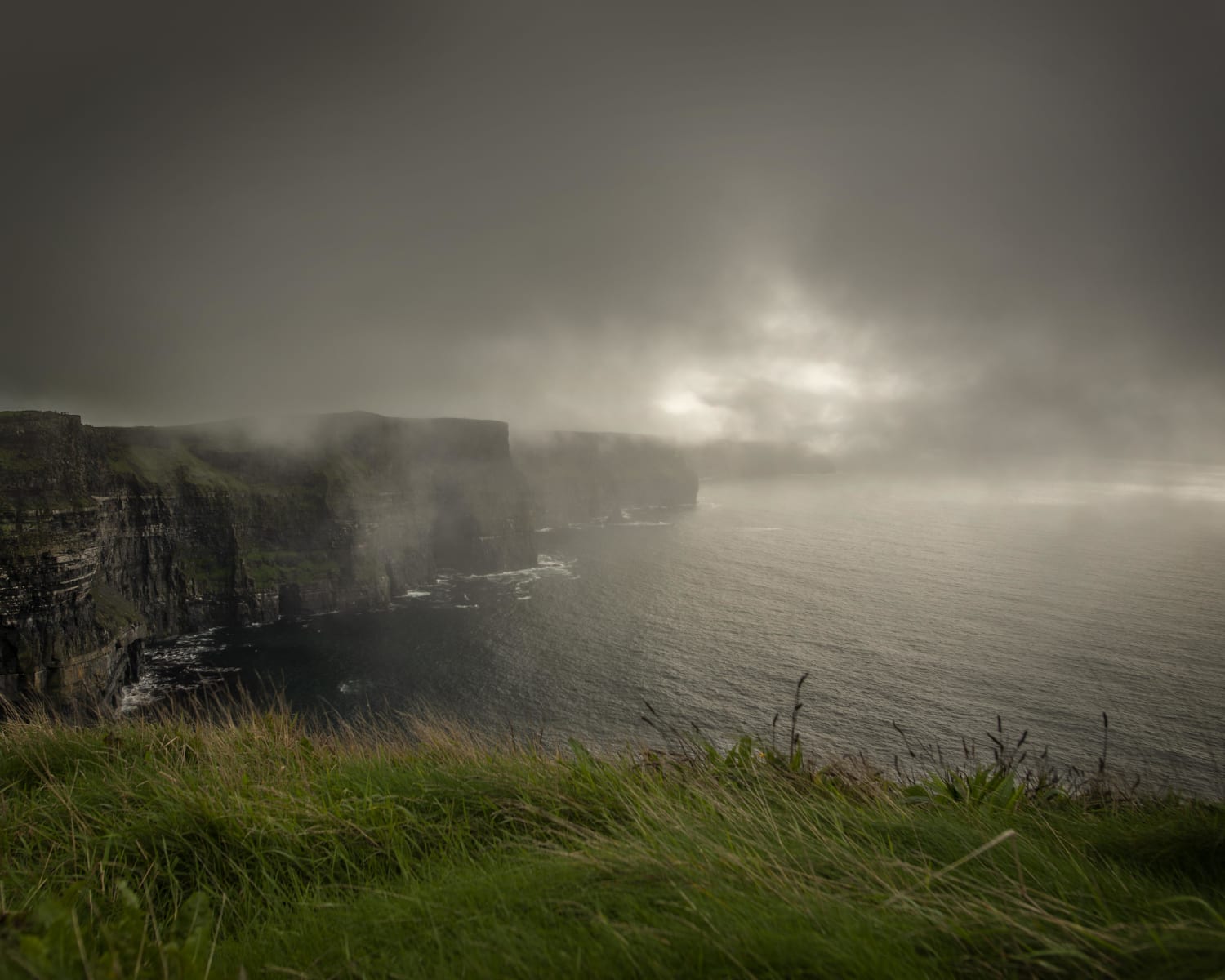 Cliffs of Moher During a Storm, Ireland