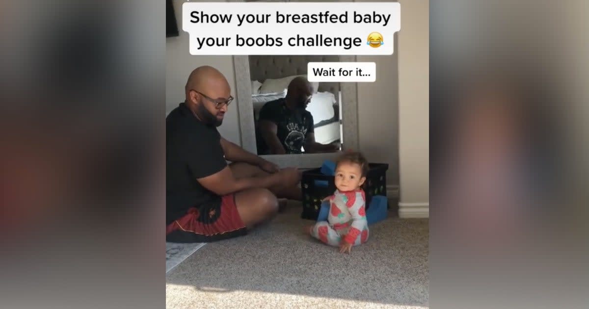 Why Moms Are Flashing Their Babies In Viral Breastfeeding TikTok Challenge