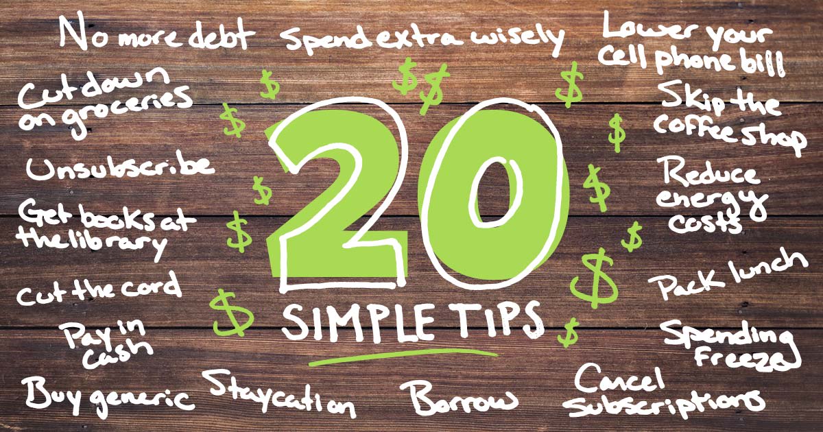 How to Save Money: 20 Simple Tips