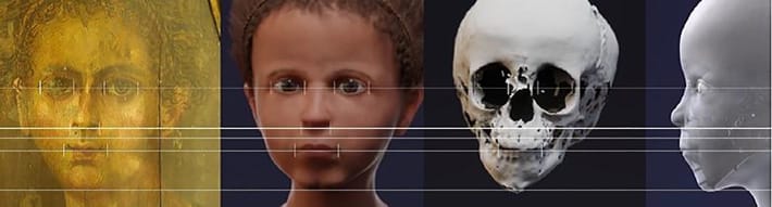 Researchers have created a 3-D image of the body of a child who died in Egypt sometime between 50 B.C. and A.D. 100 with CT scans and X-rays, and then compared the likeness with his mummy portrait.