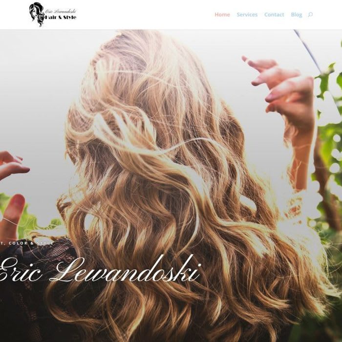 Eric Lewandoski Hair & Style site launch