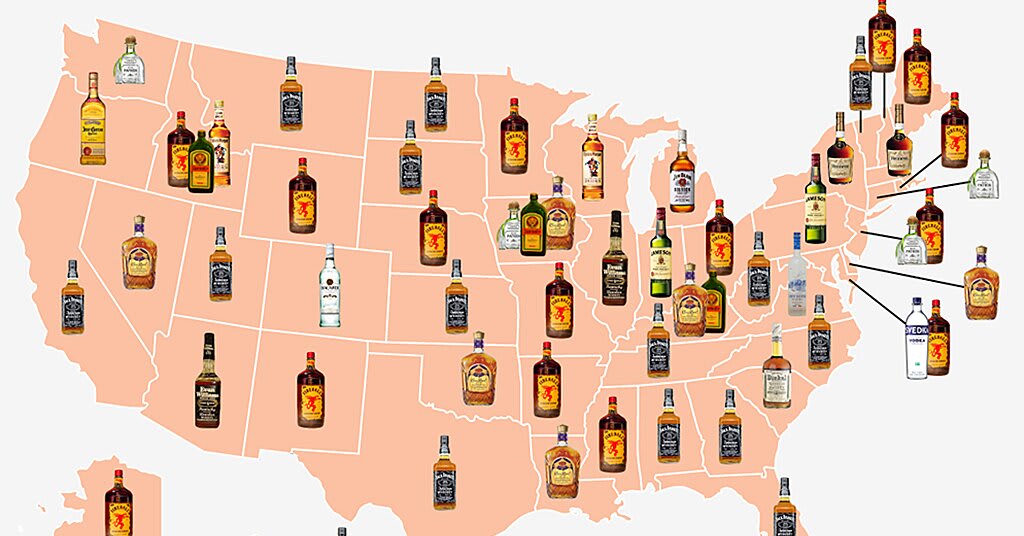 Here Are the Most Popular Liquors in Every State