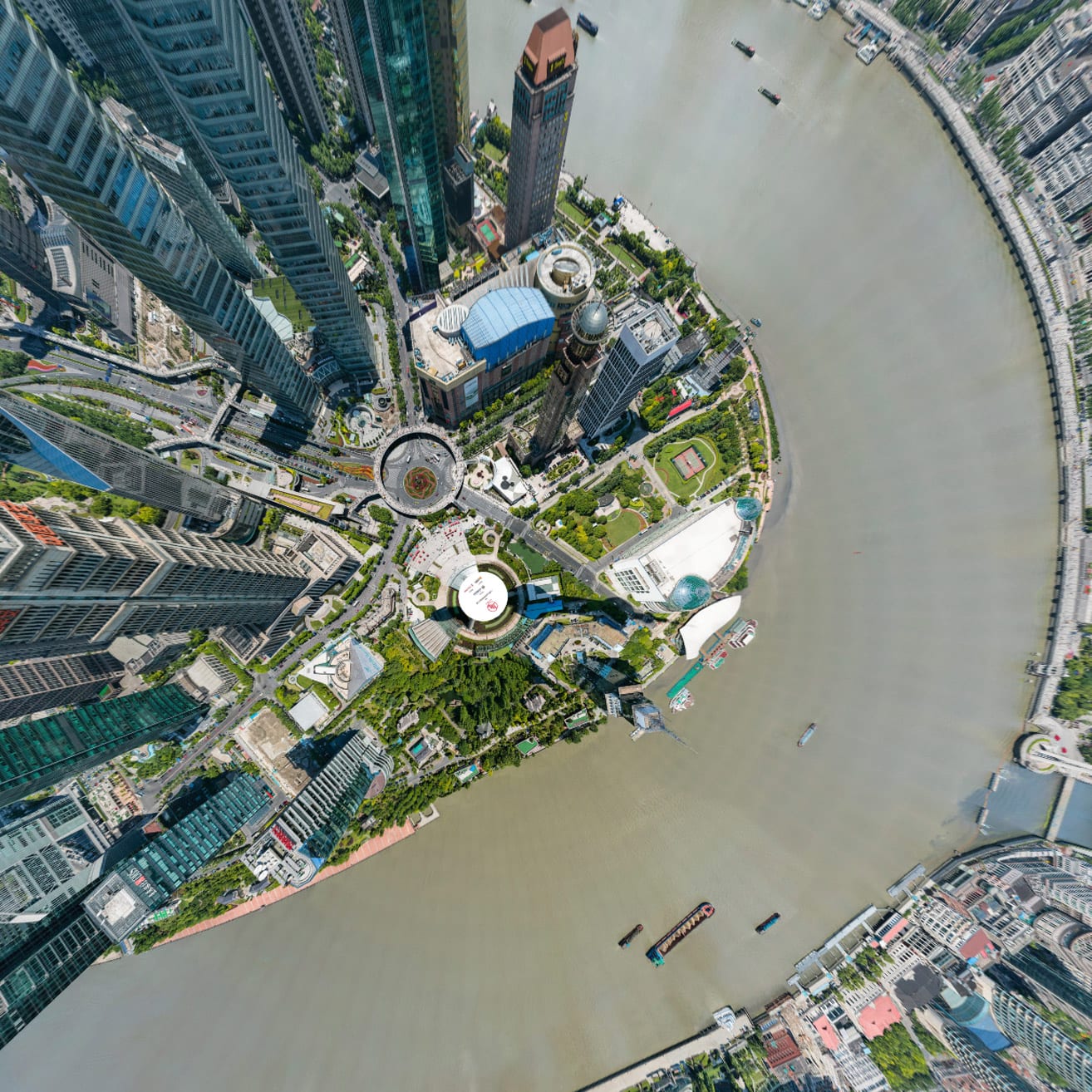 195-gigapixel photo of Shanghai by BigPixel allows viewers to zoom in on street-level detail