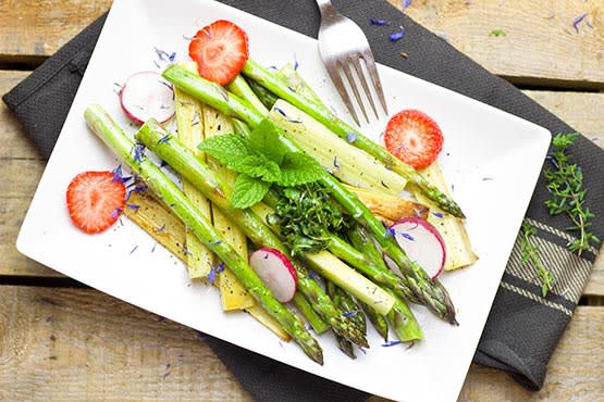 Recipes with asparagus . Quick and easy