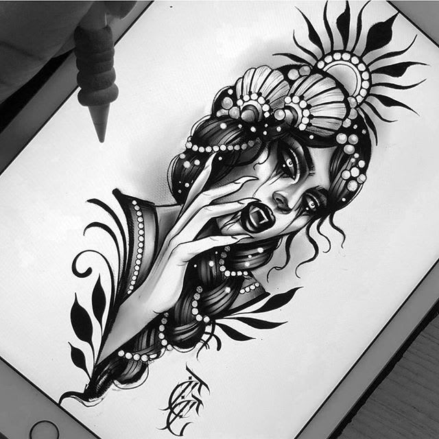 #tattoo #art #arttattoo #skull #tattoodesign #tattooidea #women #men #animals #ink #sketch #sketches #t… | Vampire tattoo designs, Body art tattoos, Popular tattoos