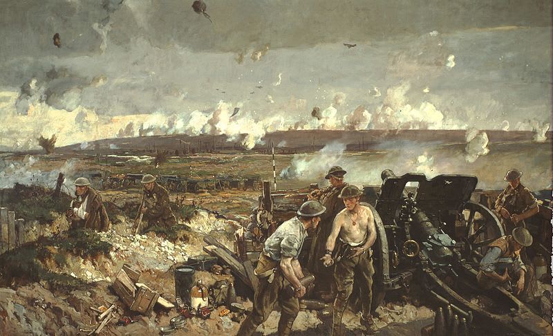 After three days of fierce combat and over 10,000 casualties suffered, the Canadian Corps seized the previously German-held Vimy Ridge in northern France OTD in 1917. Read how WW1 changed combat forever: https://t.co/ndt5gbjDS8 (🎨: Richard Jack)