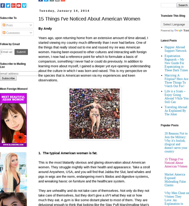 15 Things I've Noticed About American Women
