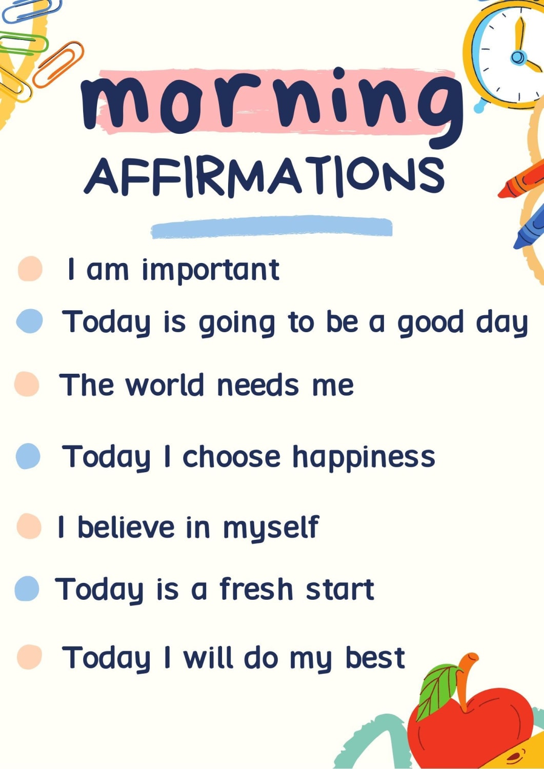 10ions5 morning affirmations