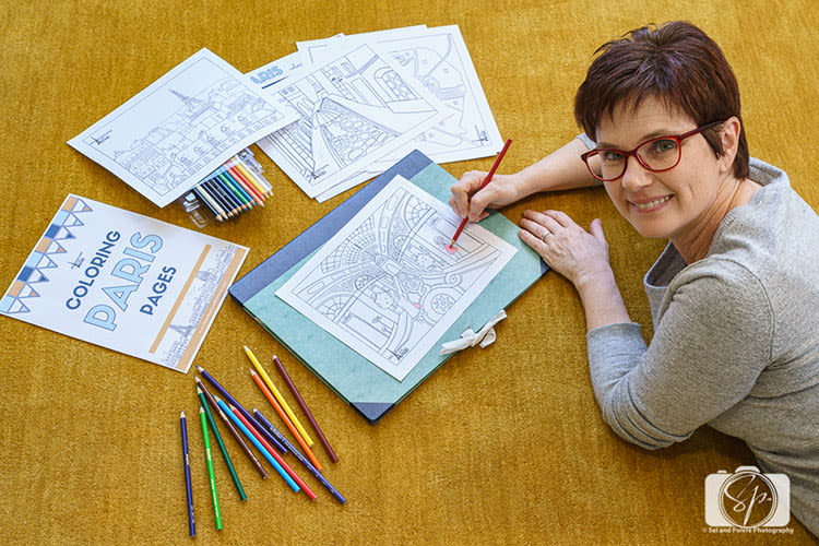 Free Paris Coloring Pages - Misadventures with Andi