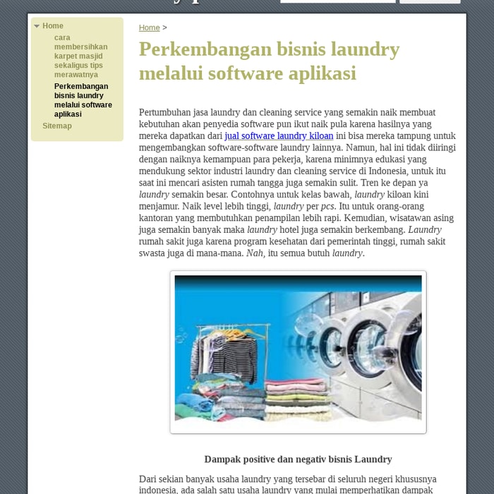 Perkembangan bisnis laundry melalui software aplikasi - bisnis laundry pos