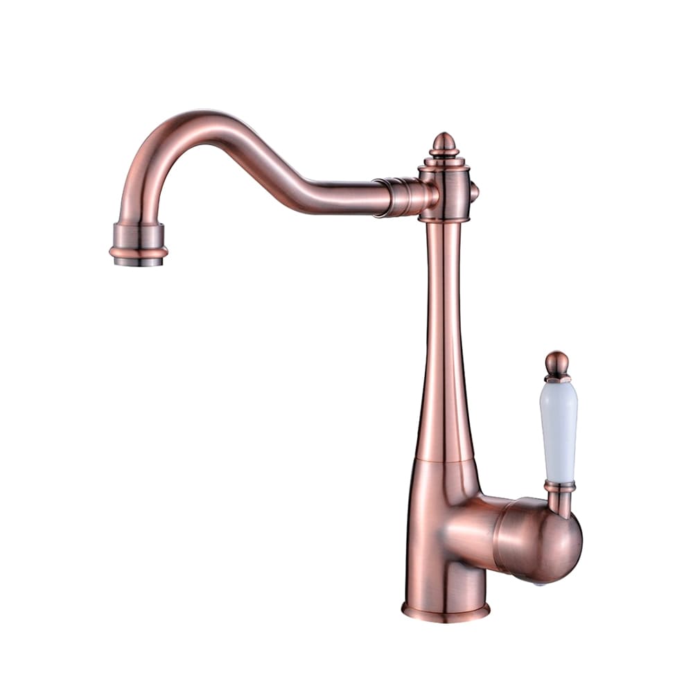 Fapully Cheap 360 Degree Swivel Cold Hot Deck Mounted Red Bronze Long Spout Vanity Sink Tap - Buy Long Spout Vanity Sink Tap,Red Bronze Long Spout Vanity Sink Tap,Rose Gold Kitchen Faucet Product on Alibaba.com
