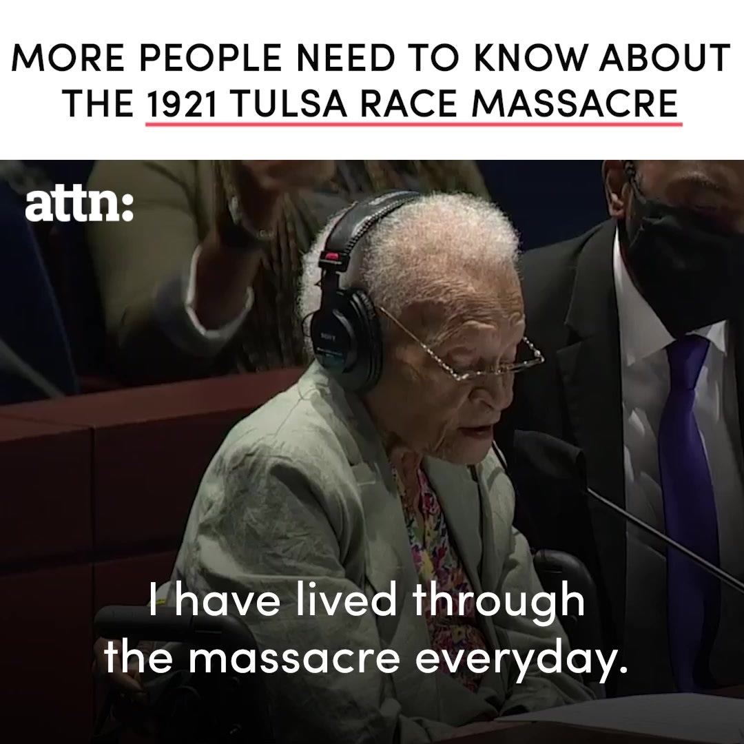"Our country may forget this history, but I cannot. I will not. And, other survivors do not. And, our descendants do not." - Viola Fletcher, the oldest living survivor of the Tulsa Massacre, at age 107