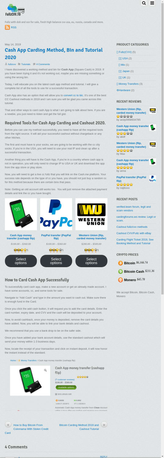 Cash App Carding Method, Bin and Tutorial 2020 – Fullz CVV Shop. Buy Fullz Online