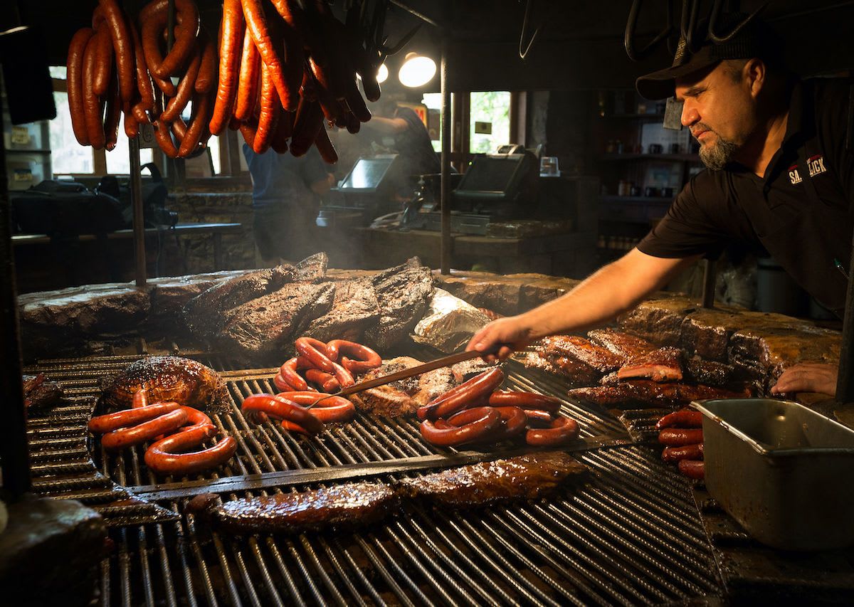 How brisket, sausage, and white bread came to define Texas barbecue