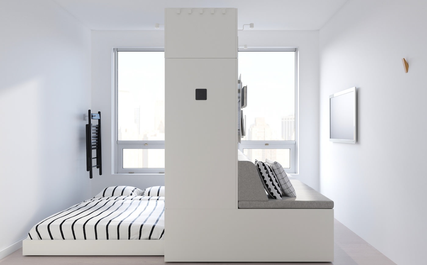 Ikea's robotic 'furniture of the future' transforms 1 room into 3 for the ultimate minimalist aesthetic