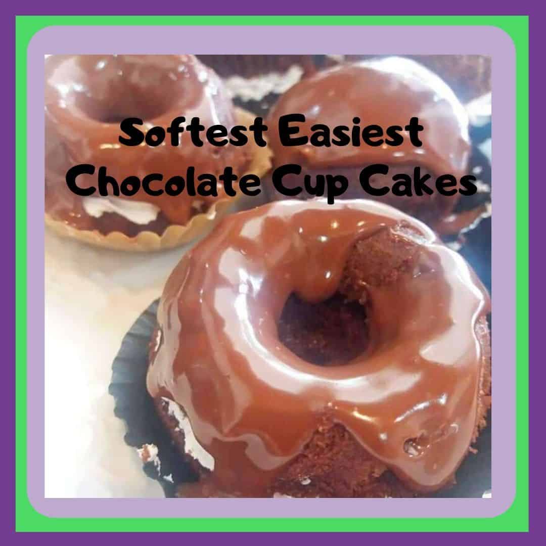 Softest Easiest Chocolate Cup Cakes