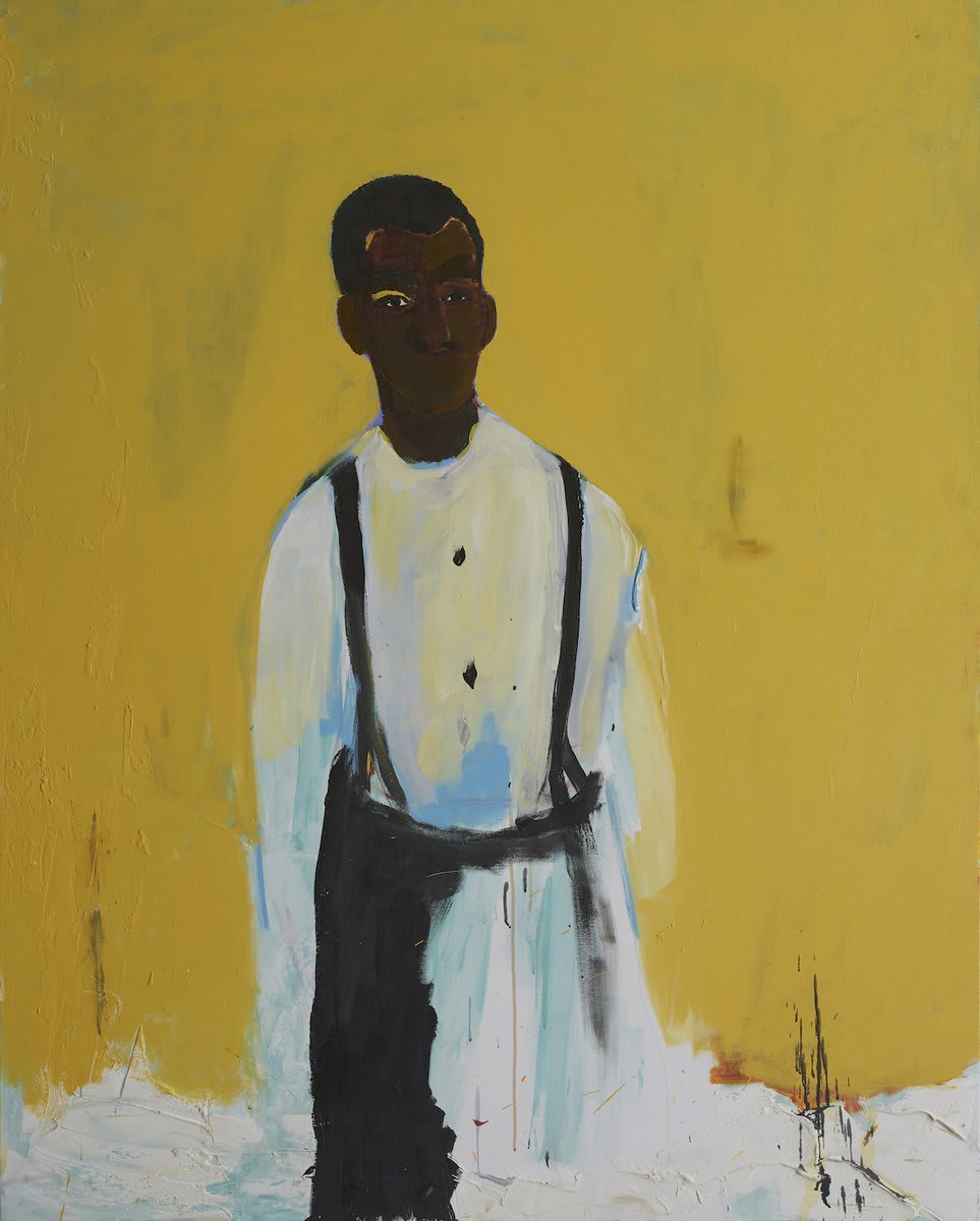 Patrick Eugène’s striking figurative paintings are glimpses into the everyday lives of Black Americans, infused with his own experiences as an American man born to Haitian immigrants.