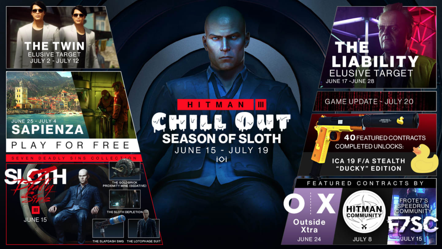 Chill Out with Hitman 3 Season of Sloth