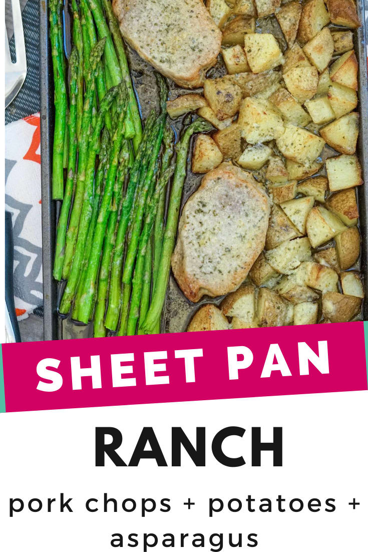 Sheet Pan Ranch Pork Chops