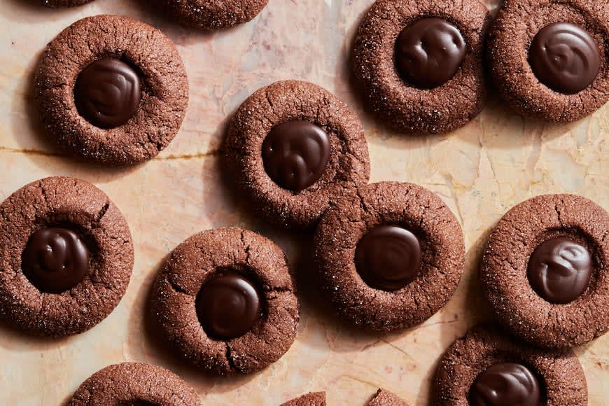 Behold… Double Chocolate Thumbprint Cookies with Ganache and Fruit Preserves! These will truly change your life! RECIPE: