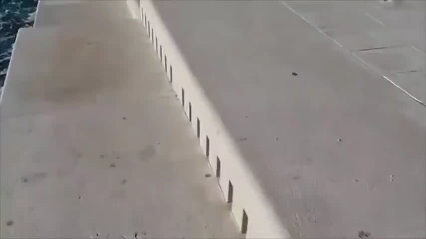 A sea organ in Croatia uses waves from the ocean to create music...