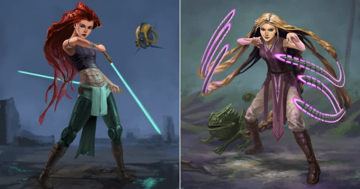 This Star Wars Art Will Make You Wonder Why Disney Princesses Don't Carry Lightsabers