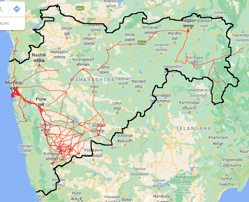 Places I have visited in Maharashtra (State of India) more in comments