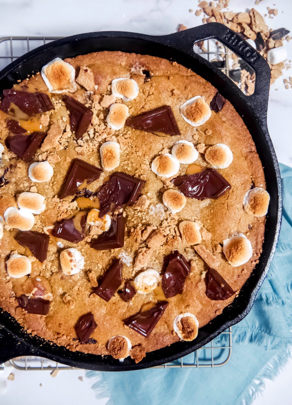 S'mores Skillet Cookie