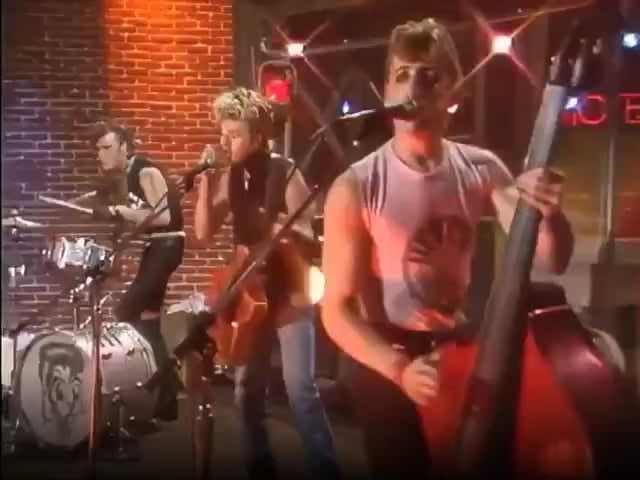 In the 80s, ABC tried to duplicate SNL with an edgier show called Fridays. By the 3rd episode some stations refused to air it due to objectionable content and blasphemous humor. Those audiences would soon miss out on many amazing musical performances, like the U.S. TV debut for the Stray Cats (1981)