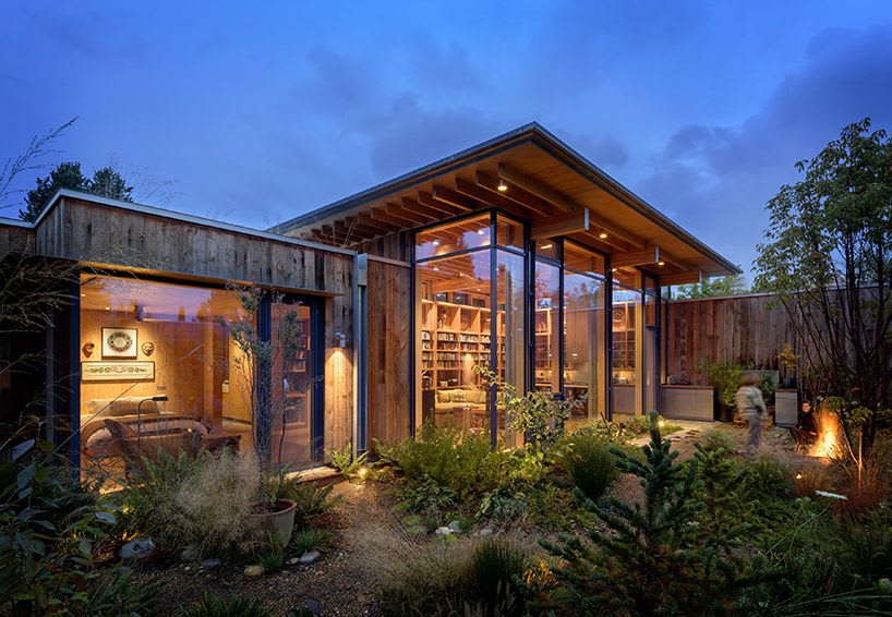 olson kundig's 'city cabin' is an urban retreat on a regularly-sized seattle lot