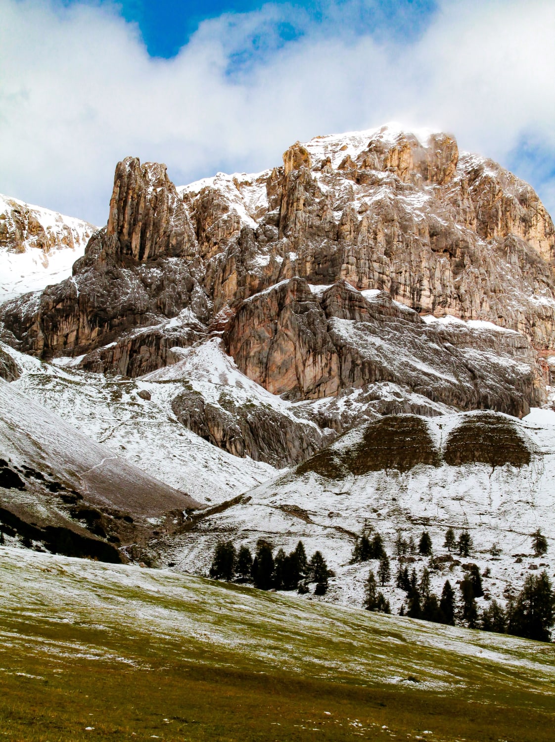 Dusting of snow on the Dolomites, Trentino Italy (Photo credit to Sebastiano Piazzi)