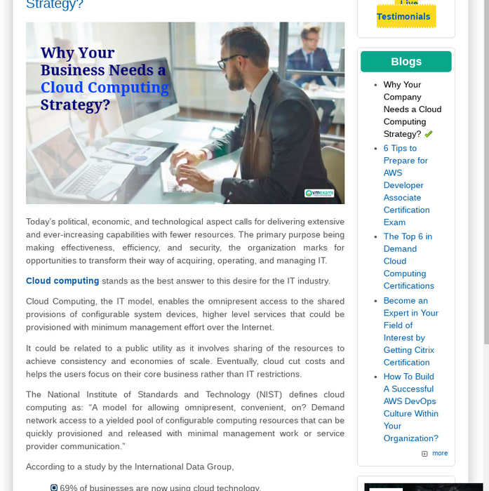 Why Your Company Needs a Cloud Computing Strategy?