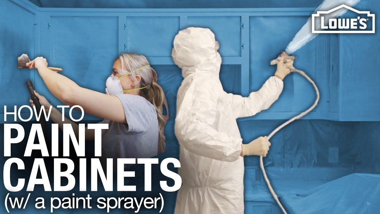 How To Paint Cabinets with a Paint Sprayer