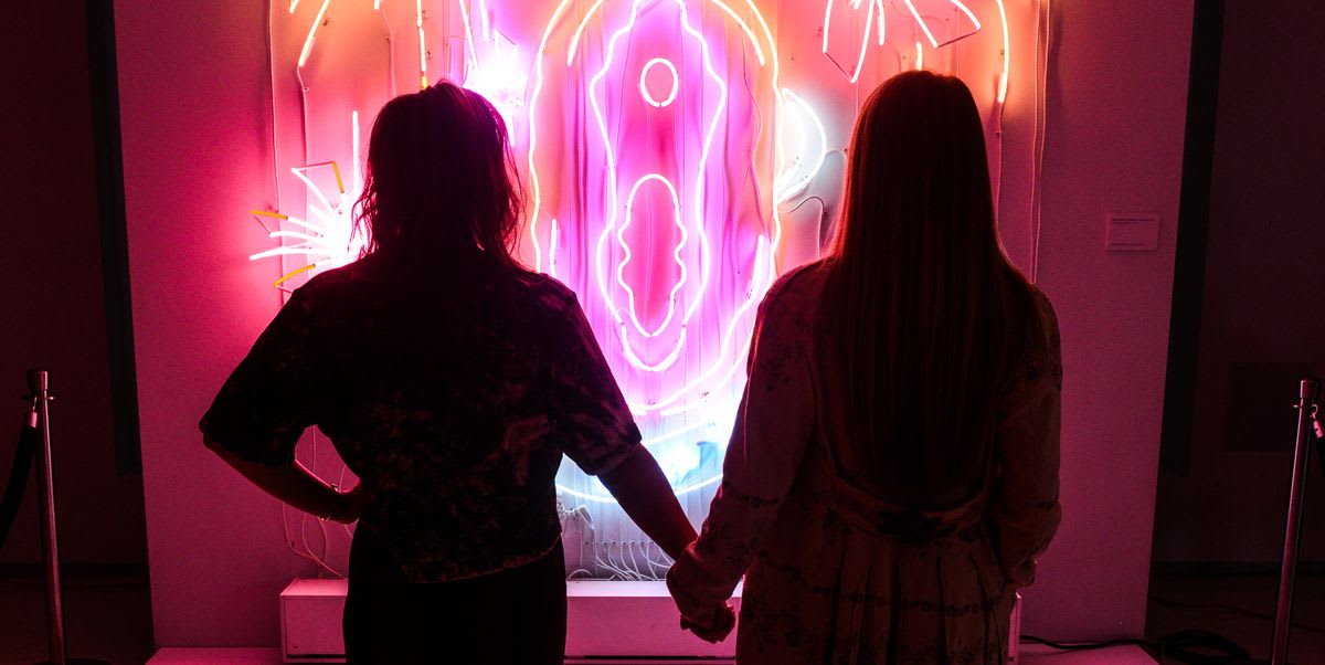 The Most Coveted Instagram From Art Basel? A Selfie With This Neon Vagina