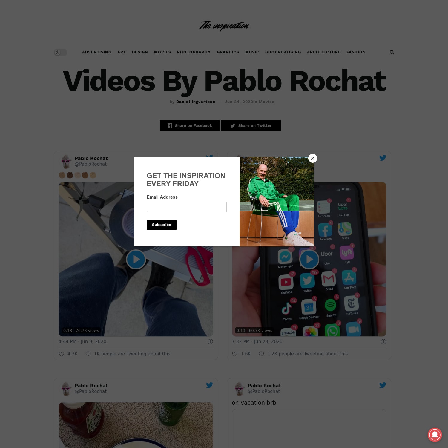 Videos By Pablo Rochat